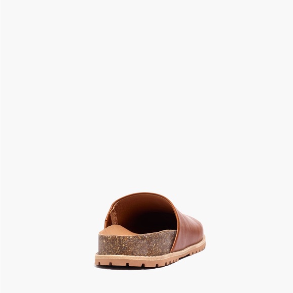 MADEWELL Women’s 8 Slip Slide On Layne Clog Mule Leather in Maple Brown VGUC - Picture 2 of 8